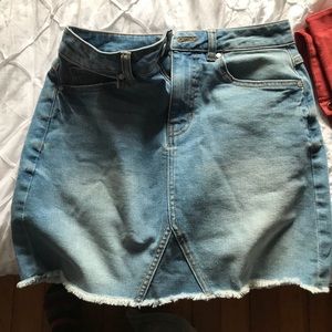 brand new jean skirt!